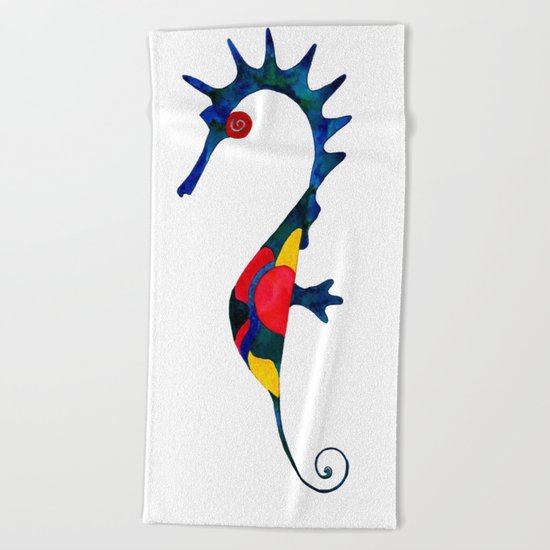 Marine Solitude Beach Towel