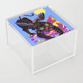 Black Tiger God Acrylic Box