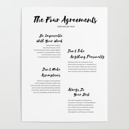 The Four Agreements Brush 2 Poster