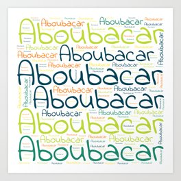 Aboubacar Art Print