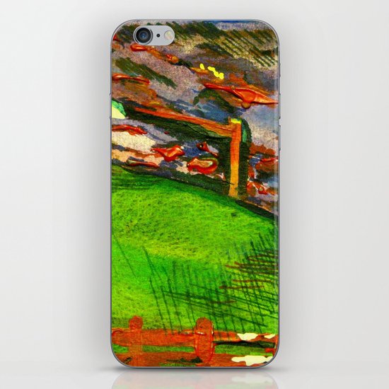 nice and windy night iPhone & iPod Skin