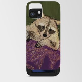 Raccoon III iPhone Card Case