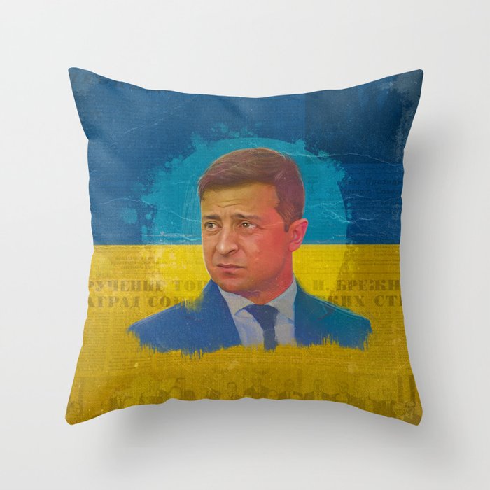 STAND WITH UKRAINE Throw Pillow