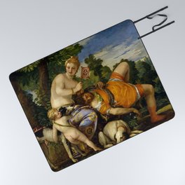 Veronese (Paolo Caliari) "Venus and Adonis" Picnic Blanket