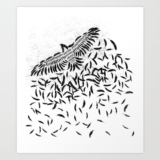 Of a feather Art Print