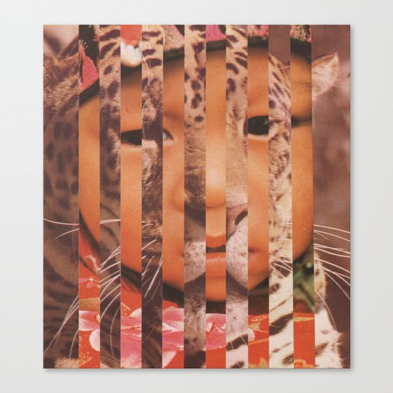 snoleoparden Canvas Print