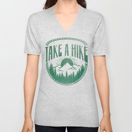Take A Hike V Neck T Shirt