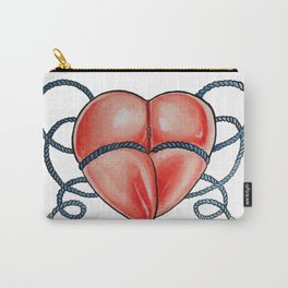 Latex Heart Carry-All Pouch