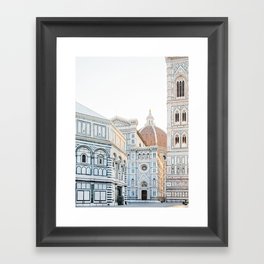 Il Duomo, Florence Italy Photography Framed Art Print