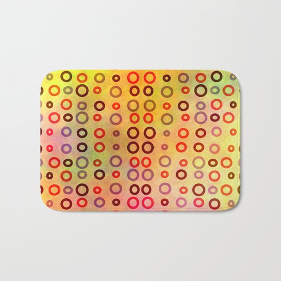 Playful circles Bath Mat