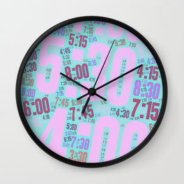 Pace run , number 025 Wall Clock