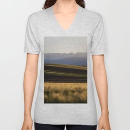The Four Layers - Panorama V Neck T Shirt
