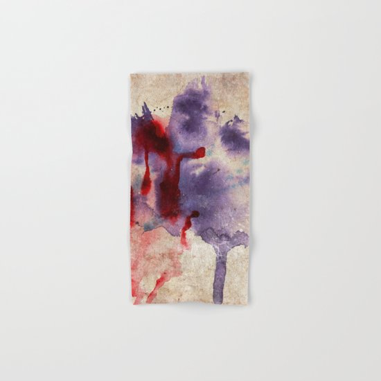 Purple Color Splash Hand & Bath Towel