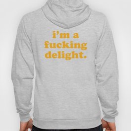 I'm A Fucking Delight Funny Quote Hoodie