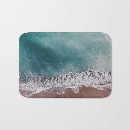 Ocean II (drone photography) Bath Mat