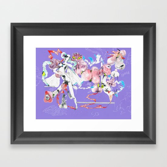 ONLY POSSESSED GIRLS DIDDLE Framed Art Print