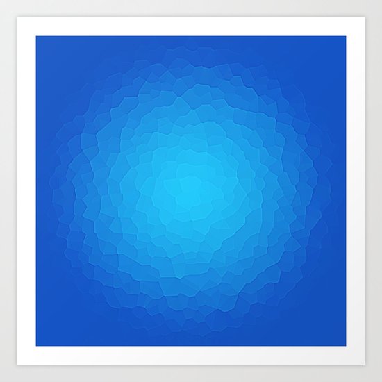 Blue Moon Art Print