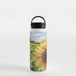 Say Hi (sunflower, summer, farm) Water Bottle