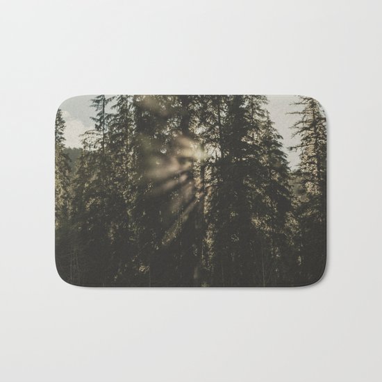Sunset in the Woods Bath Mat