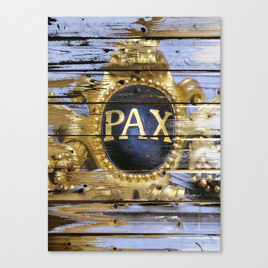 Planks for Peace Canvas Print