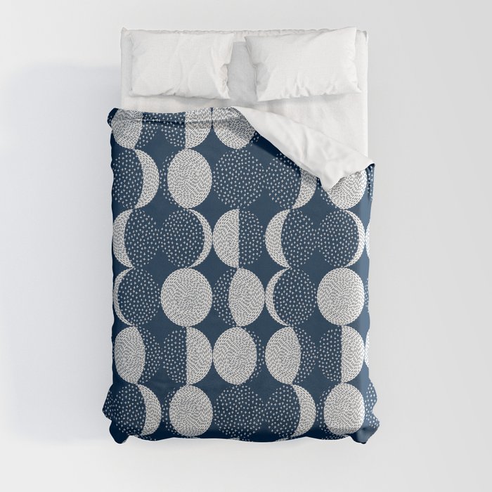 Moon Phases Duvet Cover