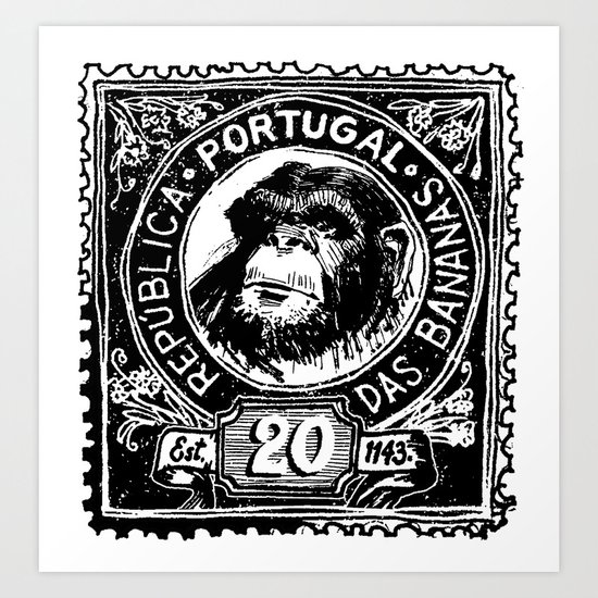 República das Bananas Art Print