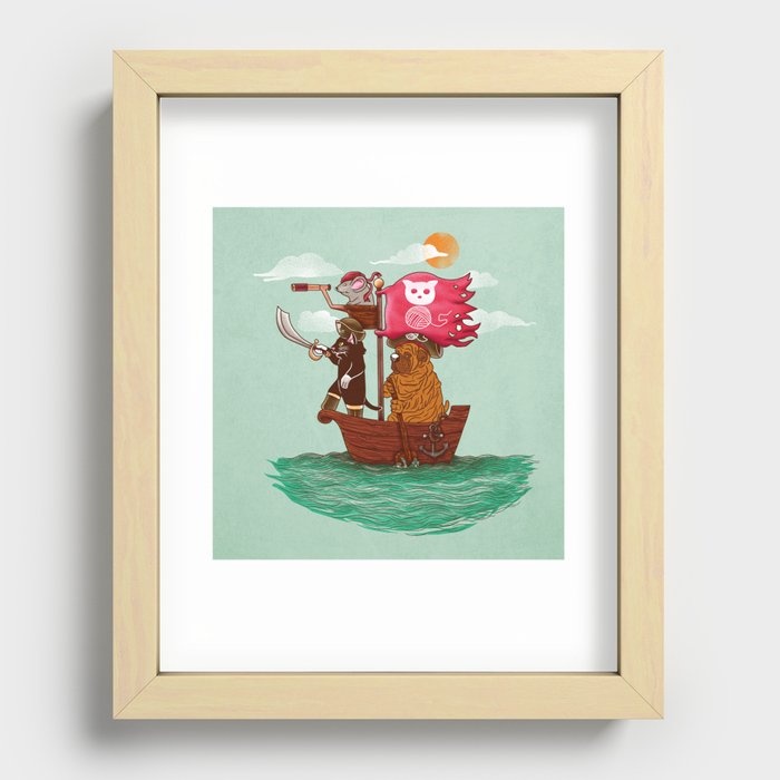 The Pirates Recessed Framed Print