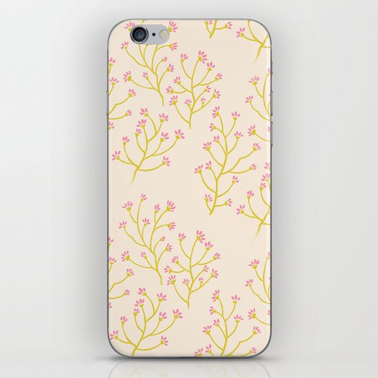 wildflowers yellow iPhone & iPod Skin