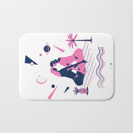 summer love Bath Mat