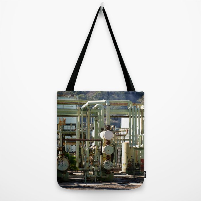 Oil Refinery Tote Bag By Hlehnerer Society6