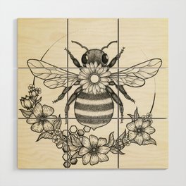 Honey Bee Kind Wood Wall Art