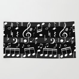 music Beach Towel