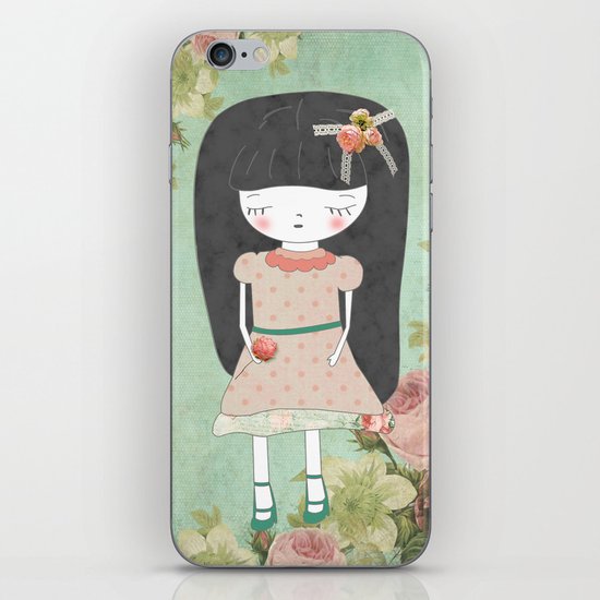 Sad girl iPhone Skin