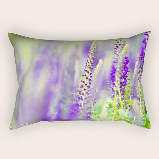 Flower Rectangular Pillow