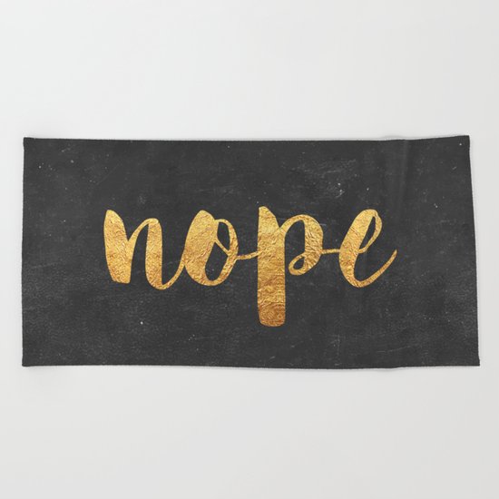Nope Beach Towel