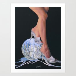 cinderella’s disco ball Art Print