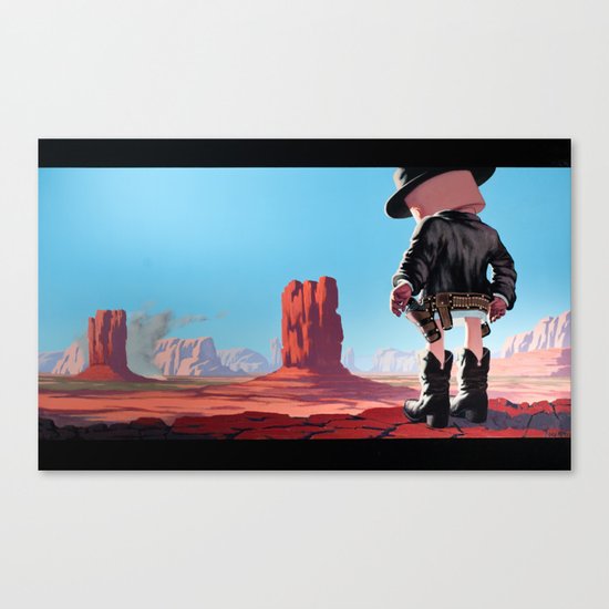 End of Film Canvas Print