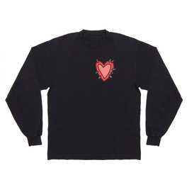 Stitched Heart Long Sleeve T Shirt