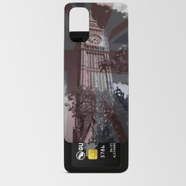 Big Ben behind Union Jack Android Card Case