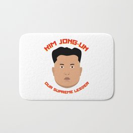 Kim Jong-Un Bath Mat | Pop Art, Funny, Political, People 