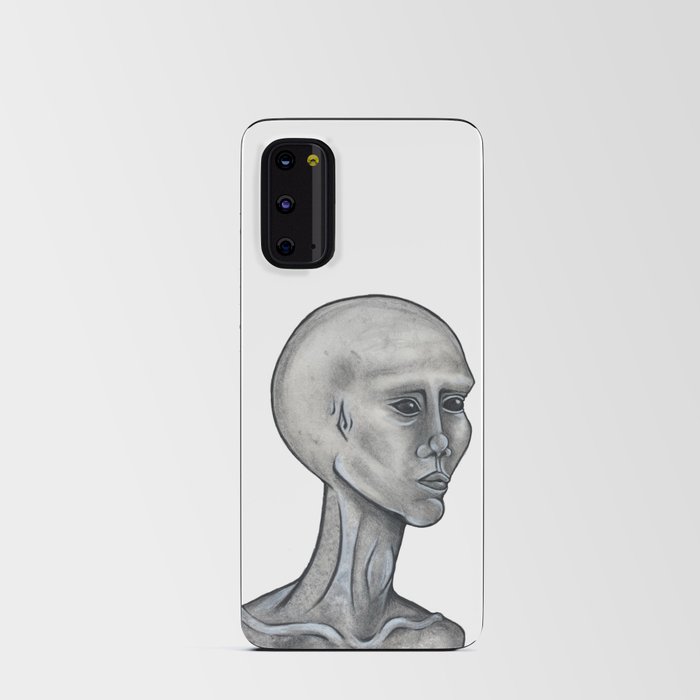 Pensive Alien Android Card Case
