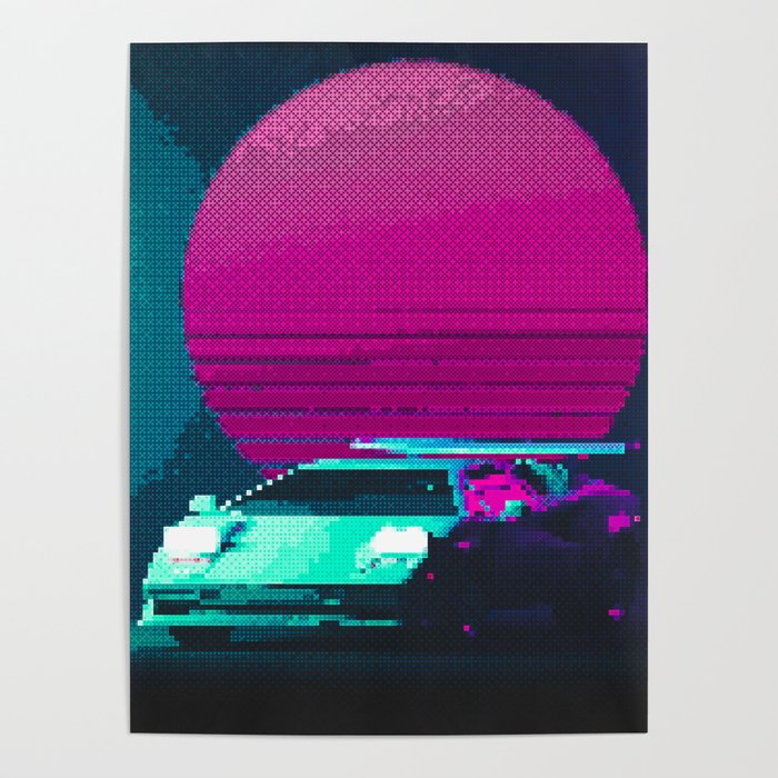 Retro Pixel Art Vaporwave Car Poster By Rhnpredator Society6 #pixelart #pixel #art #seapunk #aesthetics #vaporwave #retro #90s #japan pic.twitter.com/9cnekkdflm. retro pixel art vaporwave car poster by rhnpredator