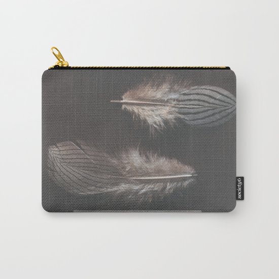 feathers appear when angels are near Carry-All Pouch