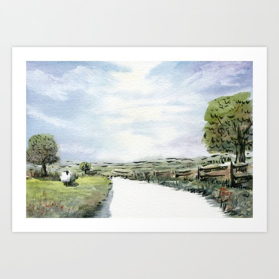 Path Art Print