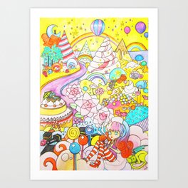 Candyland Art Print