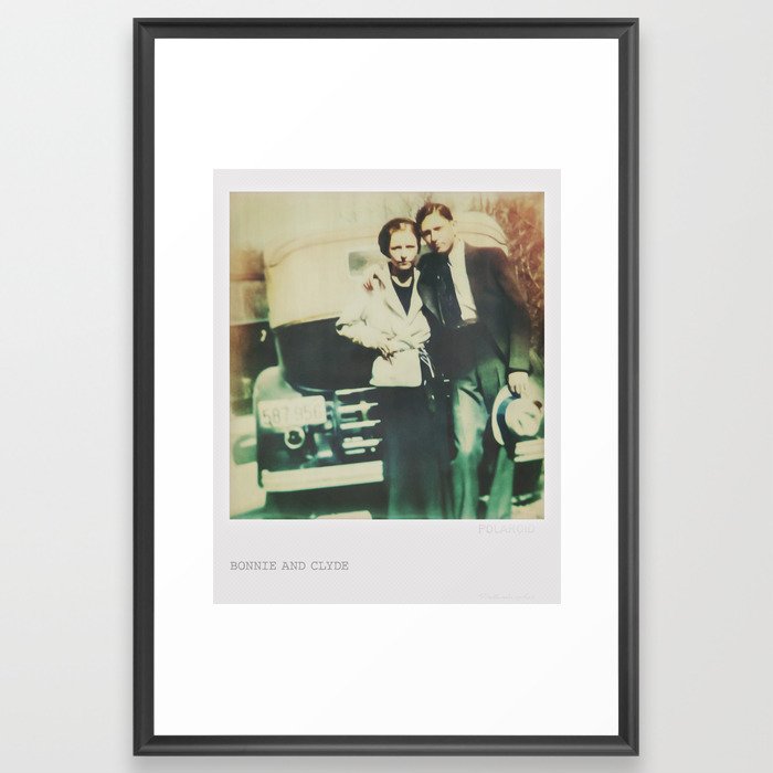Bonnie and Clyde Framed Art Print
