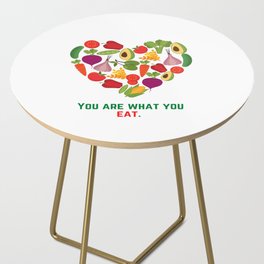Foods -You are what you eat Side Table