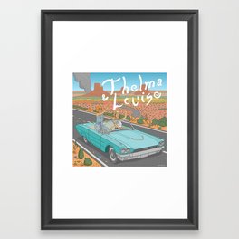 Thelma And Louise Framed Art Print