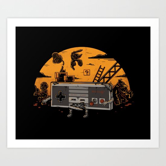 I'm back Art Print