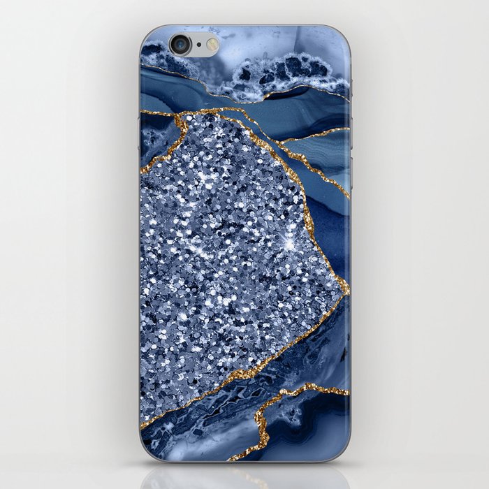 Agate Glitter Ocean Texture 08 iPhone Skin